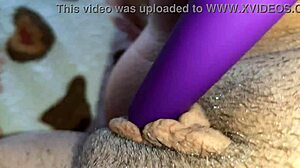 My Wet Hairy Pussy Dripping From Intense Vibrator Orgasm