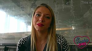 ashley craves fulfilling her twisted french fantasy with lingerie and bold moves