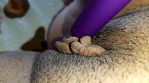 My Wet Hairy Pussy Dripping From Intense Vibrator Orgasm