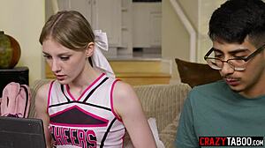 diego perez is a shy guy who ends up fucking petite 18+ hot cheerleader melody marks