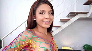 19YO Brazilian Bianca Dantas Takes 3 Monster Cocks