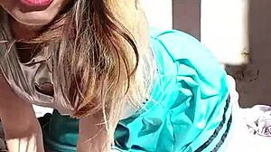 Overwhelmed by Bonneyuwu's Cute Blonde Teen Masturbation with Peluches in Sunny Cosplay Session