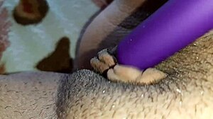 My Wet Hairy Pussy Dripping From Intense Vibrator Orgasm