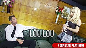 i help horny maid lou lou clean up boss kai taylor's mess