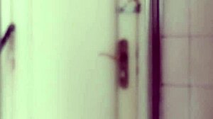 feeling so turned on watching this big dick male shaving his penis in the bathroom, it's amateur sexy monster cock action  