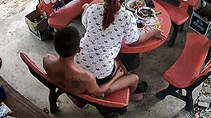 Secretly Filmed By Friend During Rough Creampie Sex!