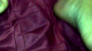 EBONY FOOT JOB with CUMSHOT!