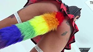 Daniela Garcia Suggests DP 5 on 1 with Anal Destruction and Big Gape Interracial Action