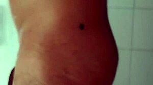 feeling so turned on watching this big dick male shaving his penis in the bathroom, it's amateur sexy monster cock action  