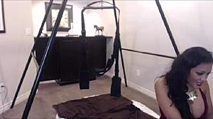 Squirting Buckets Of Pussy Juice As Maxine X Dildo Fucks Herself In Bent Over Doggystyle