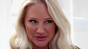 Hey, Alexis Malone gives Victor Ray culture shock with amazing nuru massage from busty mature masseuse