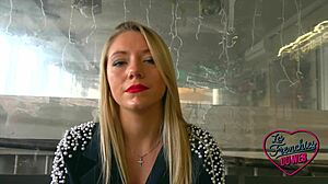 ashley craves fulfilling her twisted french fantasy with lingerie and bold moves