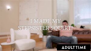 Intense Face Fucking and Squirting for Innocent Teen Coco Lovelock with Stepbro in Rough Reality Sex