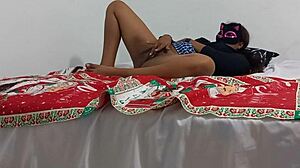 do you love watching hot student masturbate her wet pussy with toys at home?