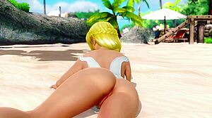 Hey Helena, show me that big ass teasing on the private beach close up