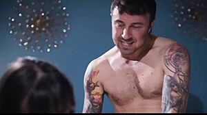 hot teen 18+ step-daughter has sex with step-moms new boyfriend