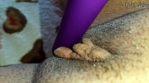 My Wet Hairy Pussy Dripping From Intense Vibrator Orgasm