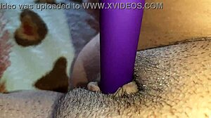 My Wet Hairy Pussy Dripping From Intense Vibrator Orgasm