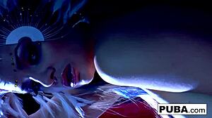 busty nikka follows shyla stylezs orders in sensual lesbian encounter with big tits and oral play