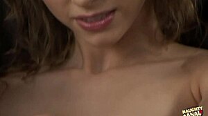 She Looks Not So Experienced but Guy Ass Fucks Her Rough in Doggystyle with Cum in Mouth