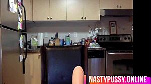 beautiful asian babe oils up for dildo riding in anal assfucking toy session with cute fingering and pussy play.