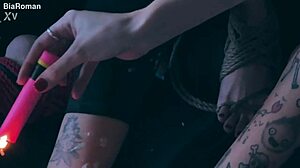 These Feet Only Get Excited With Kinky Games Like Sucking Toes In Bdsm With Brunette And Redhead Lesbians?