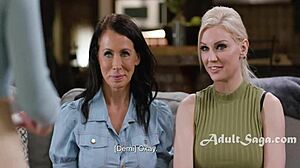 Watch Kenzie Taylor Reagan Foxx Demi Hawks lick pussies in threesome!