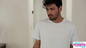 oh i feel so hot maya woulfe tells chloe temple i wanna play with my stepbrothers cum in this lesbian threesome... mmm yeah