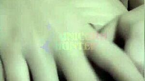 i used a black dildo in my cute brazilian pussy to cum hard