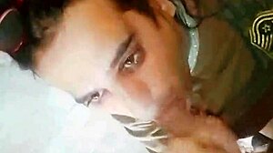 Intense Emotions Rise As Girlfriend Gives Deep Throat Oral On Balcony Patio