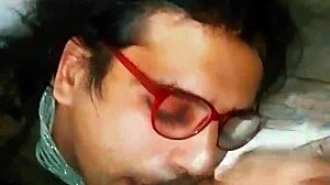 Intense Emotions Rise As Girlfriend Gives Deep Throat Oral On Balcony Patio