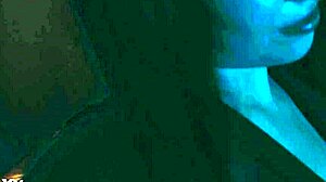 Brunette femdom licks toes like dessert in bdsm close up with choking gagging deepthroat. She dominates submissive slave with feet fetish tattoo play.