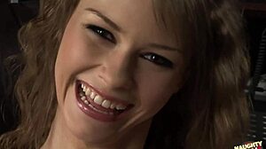 She Looks Not So Experienced but Guy Ass Fucks Her Rough in Doggystyle with Cum in Mouth