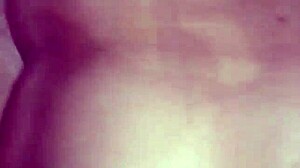 Why is this Latina secretly recording with her dildo toy?