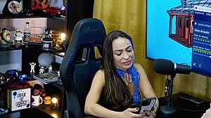 ruan showed his dick to belinha baracho and she drooled with lust during the podcast