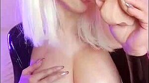 I wear latex as mistress Octokuro for big tits joi with dildo in ass.