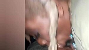 Bold beauty girlfriend cheats with boyfriend's friend by sucking ebony cock in car blowjob.