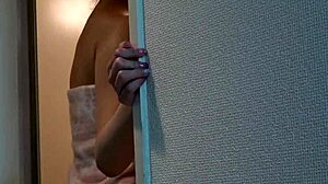 Look at this cute Japanese girl enjoying her shower time.