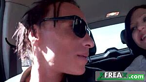 Ukrainian Girl Lina Arian Gets Warmed Up In A Park And Taken Home By 3 Guys For A Gang Bang