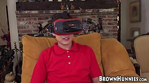 Ebony hottie Anya Ivy rides young fan 🍆💦