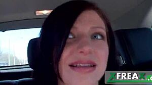 Ukrainian Girl Lina Arian Gets Warmed Up In A Park And Taken Home By 3 Guys For A Gang Bang