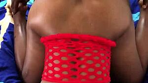 Hot Black Babe Fucked Doggystyle