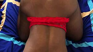 Hot Black Babe Fucked Doggystyle