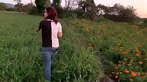 Morrita boldly fucks hard on the hill in wild outdoor action