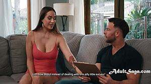 statistical secrets turn into desire for polling and pole-ing with desiree dulce and seth gamble in dorm room action