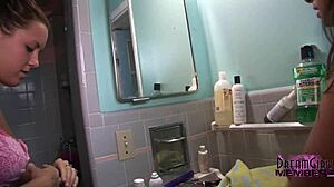 beach hangout with two hot wild party girls