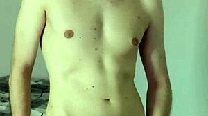 Amateur solo masturbation in bedroom with huge cum on webcam showing face smartphone version 9 16 part 49