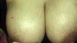 Subtle Hints Of Pleasure From Handjob With Big Tits And Wife