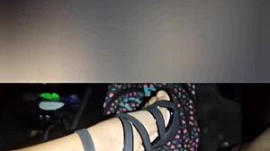 Why leave your boyfriend wanting when you can touch yourself hot in the car?