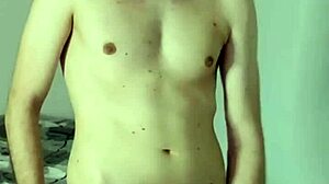 Amateur solo masturbation in bedroom with huge cum on webcam showing face smartphone version 9 16 part 49